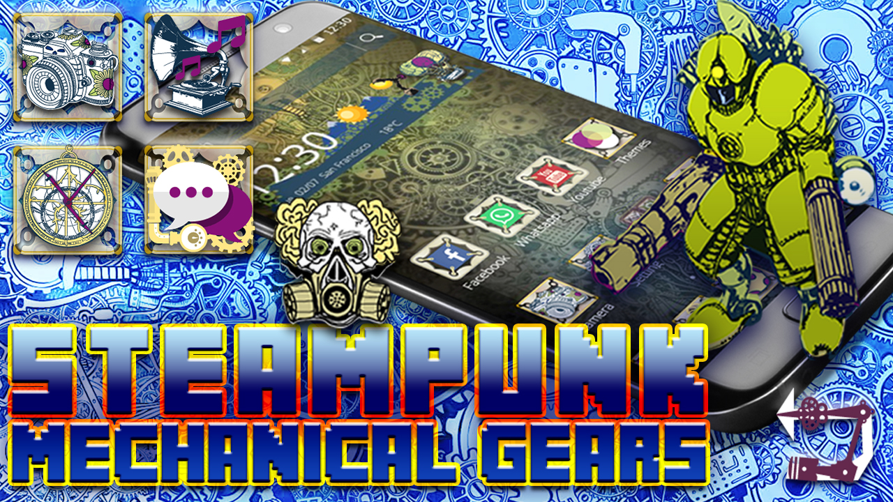 Steampunk Mechanical Gears theme