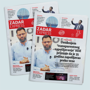 Zadar express : newspaper layout & graphics