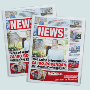 Zagreb News : newspaper layout & graphics