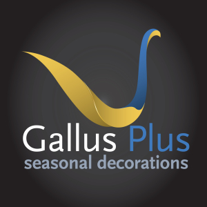 Gallus Plus seasonal decorations - logo design